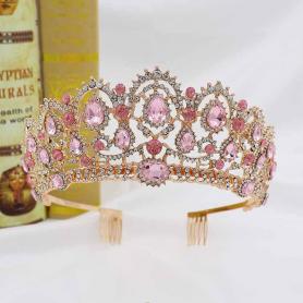 BAROQUE BRIDAL CROWN AC056