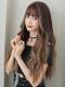 GRADUAL BROWN WAVY SYNTHETIC WEFTED CAP WIG LG353