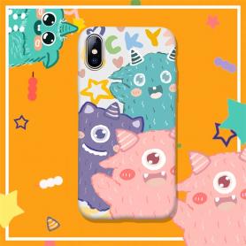 THREE MONSTERS SHOCKPROOF PROTECTIVE DESIGNER IPHONE CASE PC084