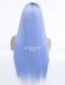 BLUE OMBRE LONG STRAIGHT SYNTHETIC LACE FRONT WIG SNY214