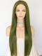 MATCHA GREEN LONG STRAIGHT SYNTHETIC LACE FRONT WIG SNY156