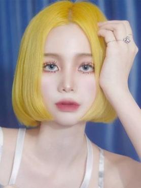 NEW YELLOW BOB SHORT SYNTHETIC WEFTED CAP WIG LG901