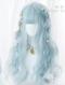 Sky Blue Long Wavy Cute Lolita Wig LG955