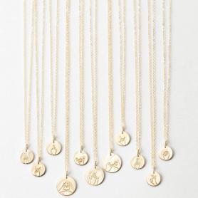 Gold Hand Gestures Necklace A026