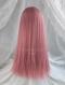 PINK LONG STRAIGHT SYNTHETIC WEFTED CAP WIG LG209