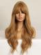 Gold Blonde Long Loose Wavy Wefted Synthetic Wig LG967