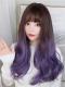 NEW GRADUAL BALLET PURPLE SYNTHETIC WEFTED CAP WIG LG060