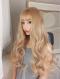 NEW BLONDE WAVY SYNTHETIC WEFTED CAP WIG LG057