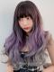 NEW LONG WAVY Mixed Color SYNTHETIC WEFTED CAP WIG LG053