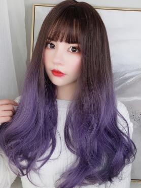 NEW GRADUAL BALLET PURPLE SYNTHETIC WEFTED CAP WIG LG060