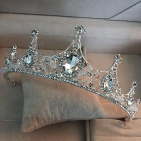 Silver Bridal Crown AC158