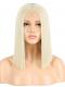 WHITE BLONDE BOB SYNTHETIC LACE FRONT WIG SNY166