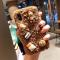 FURRY TEDDY BEAR SHOCKPROOF PROTECTIVE DESIGNER IPHONE CASE PC025