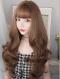 NEW BROWN LONG WAVY SYNTHETIC WEFTED CAP WIG LG045