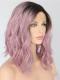 PINK OMBRE SHOULDER LENGTH WAVY SYNTHETIC LACE FRONT WIG SNY153