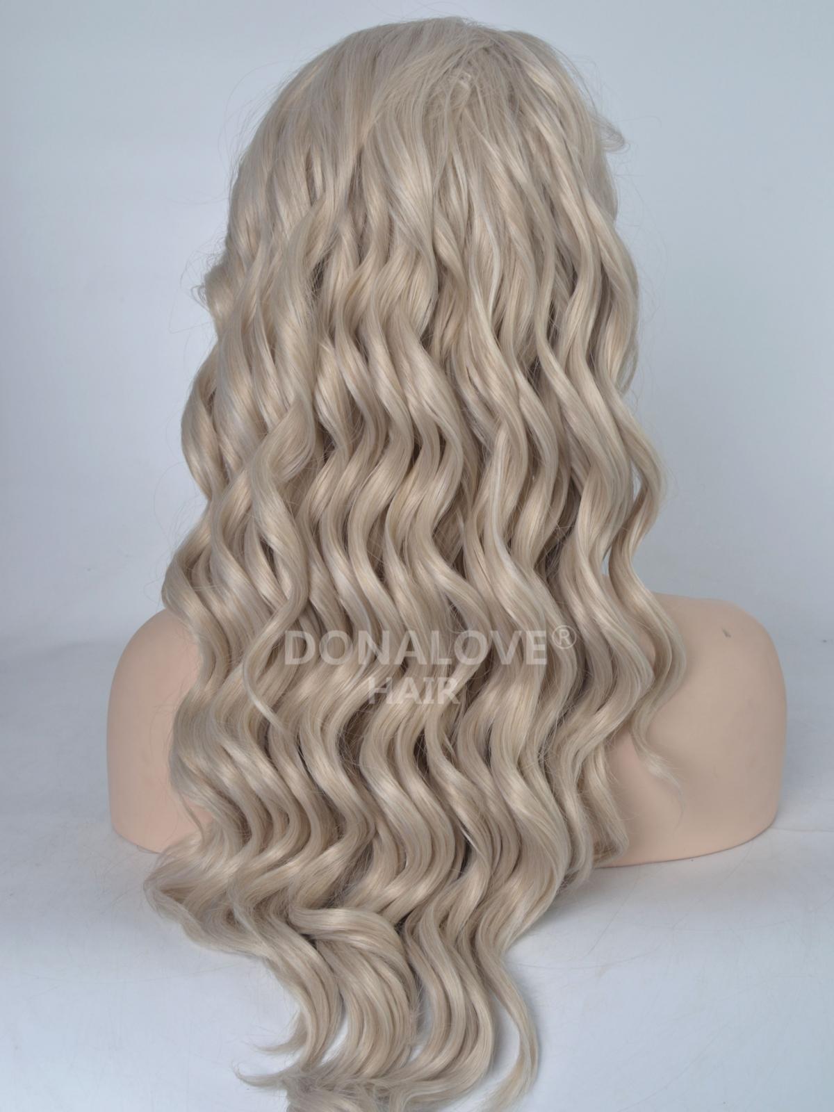 Blonde Long Wavy Synthetic Lace Front Wig-SNY038 - SYNTHETIC WIGS ...