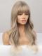 Ashy Blonde Ombre Wavy Snythetic Wig LG960