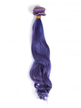 Purple Color Indian Hair Clip In Hair Extensions CD005