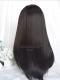 Black Brown Long Straight Synthetic Wefted Cap Wig LG685