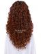 BLACK TO COPPER LONG CURLY SYNTHETIC LACE FRONT WIG SNY203