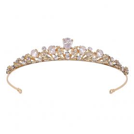 Gold Bridal Crown AC096