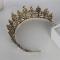 BLACK VINTAGE BRIDAL CROWN AC033