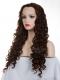 Human Hair Full Lace Wig Curly Ash Brown