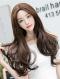Chocolate LONG WAVY SYNTHETIC WEFTED CAP WIG LG310