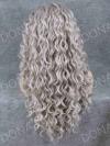 Human Hair Full Lace Wig Curly Ash Brown