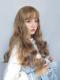 NEW LINEN LONG WAVY SYNTHETIC WEFTED CAP WIG LG095