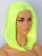 NEON GREEN STRAIGHT SHOULDER LENGTH SYNTHETIC LACE FRONT WIG SNY142