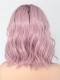 PINK OMBRE SHOULDER LENGTH WAVY SYNTHETIC LACE FRONT WIG SNY153