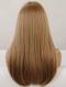 Blonde Long Straight Wefted Synthetic Wig with Bangs LG963