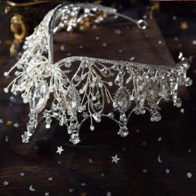 Silver Bridal Crown AC088