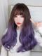 NEW GRADUAL  BALLET PURPLE SYNTHETIC WEFTED CAP WIG LG060