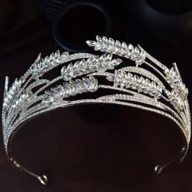 Silver Bridal Crown AC087