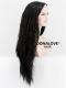 Black Wave Waist Length Synthetic Wefted Cap Wig WW012