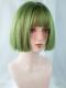 MATCHA GREEN SHORT BOB SYNTHETIC WEFTED CAP WIG LG132