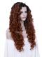 BLACK TO COPPER LONG CURLY SYNTHETIC LACE FRONT WIG SNY203