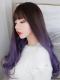 NEW GRADUAL  BALLET PURPLE SYNTHETIC WEFTED CAP WIG LG060