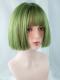 MATCHA GREEN SHORT BOB SYNTHETIC WEFTED CAP WIG LG132