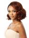 Auburn Ombre Short Wavy Synthetic Lace Front Wig SNY346