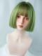 MATCHA GREEN SHORT BOB SYNTHETIC WEFTED CAP WIG LG132