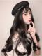 BLACK LONG WAVY SYNTHETIC WEFTED CAP WIG LG119