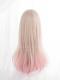 PINK OMBRE STRAIGHT SYNTHETIC WEFTED CAP WIG LG183