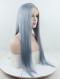 DUSTY BLUE LONG SMOOTH SYNTHETIC LACE FRONT WIG SNY033