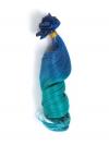 Black to Blue Ombre Indian remy clip in hair extension CD012