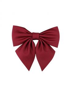 1 PC WINE RED LACE LOLITA BOW TIE LT029