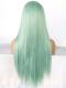 LIGHT GREEN LONG STRAIGHT SYNTHETIC LACE FRONT WIG SNY195