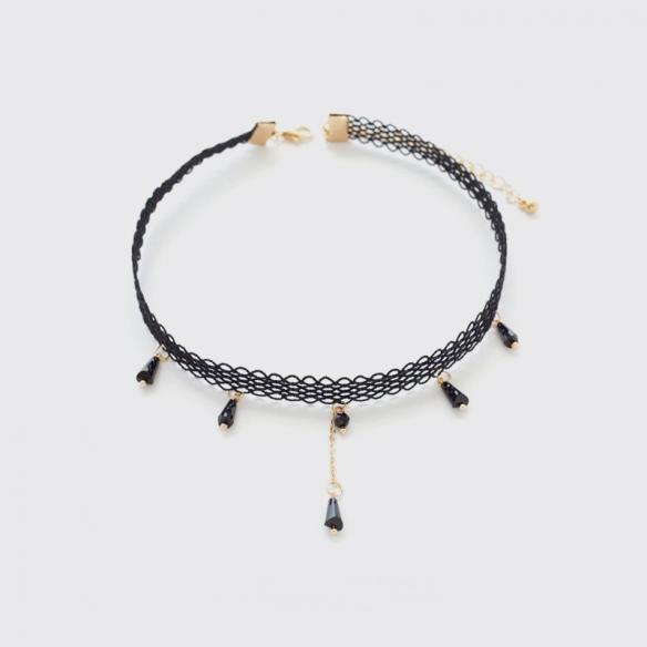 1 PC MERMAID'S TEARS LACE LOLITA NECKLACE LA028